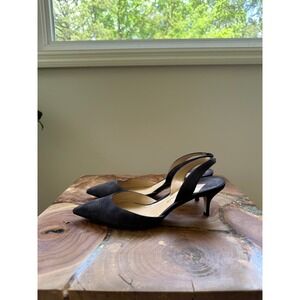 EUC Paul Andrew GREY Suede flats size 8 gray